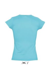 Moon | Tee Shirt publicitaire pour femme Bleu Atoll 2